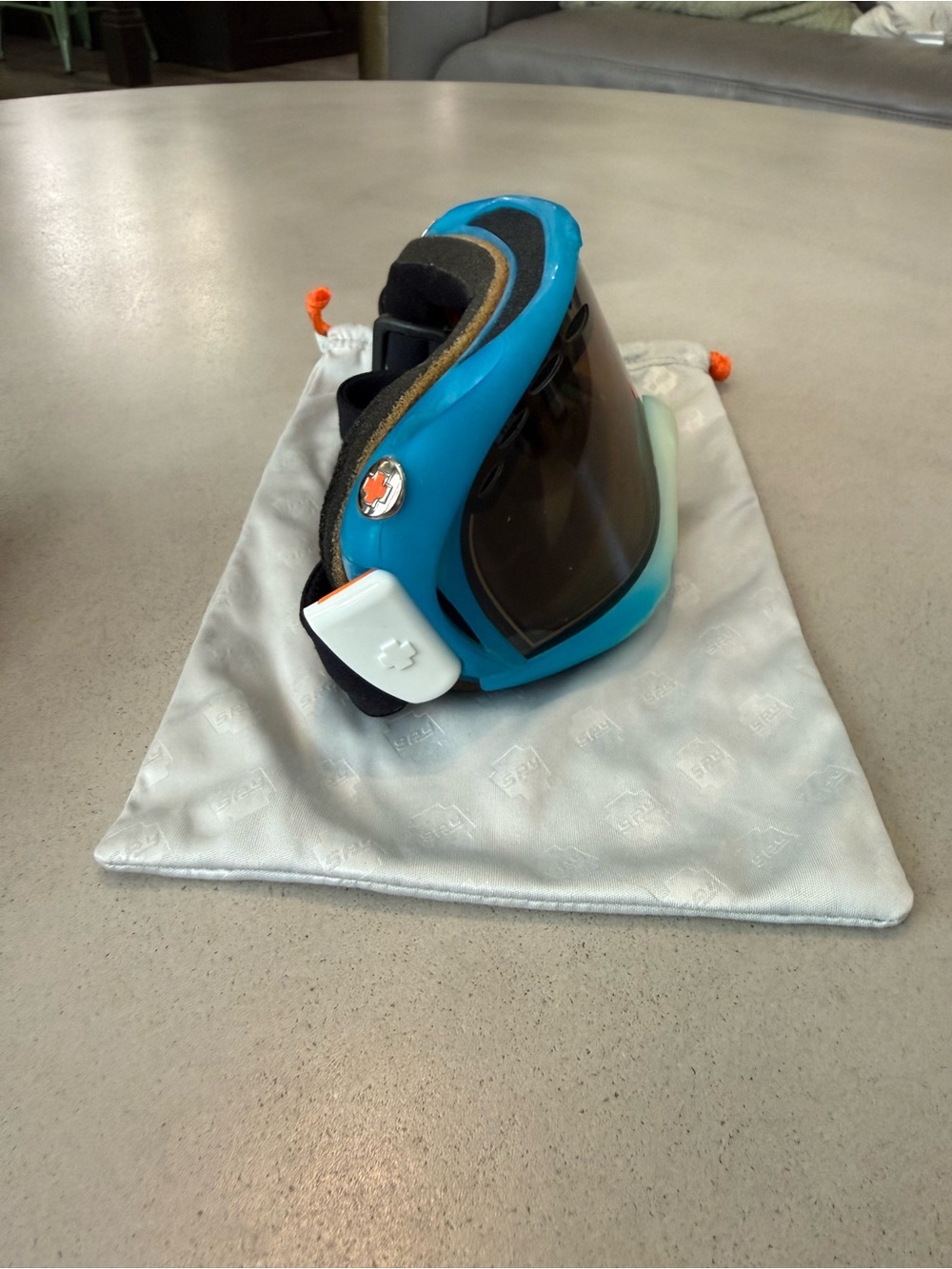 Vintage Spy Snow Goggles - Blue/White - Picture 4 of 7